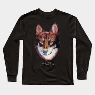 alpha wolf head Long Sleeve T-Shirt